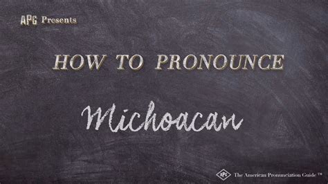 How to Pronounce Michoacan (Real Life Examples!) .